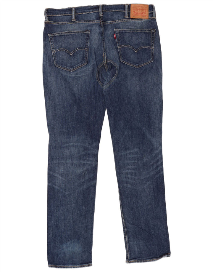 LEVI'S Herren 511 Slim Jeans W38 L34 Blaue Baumwolle