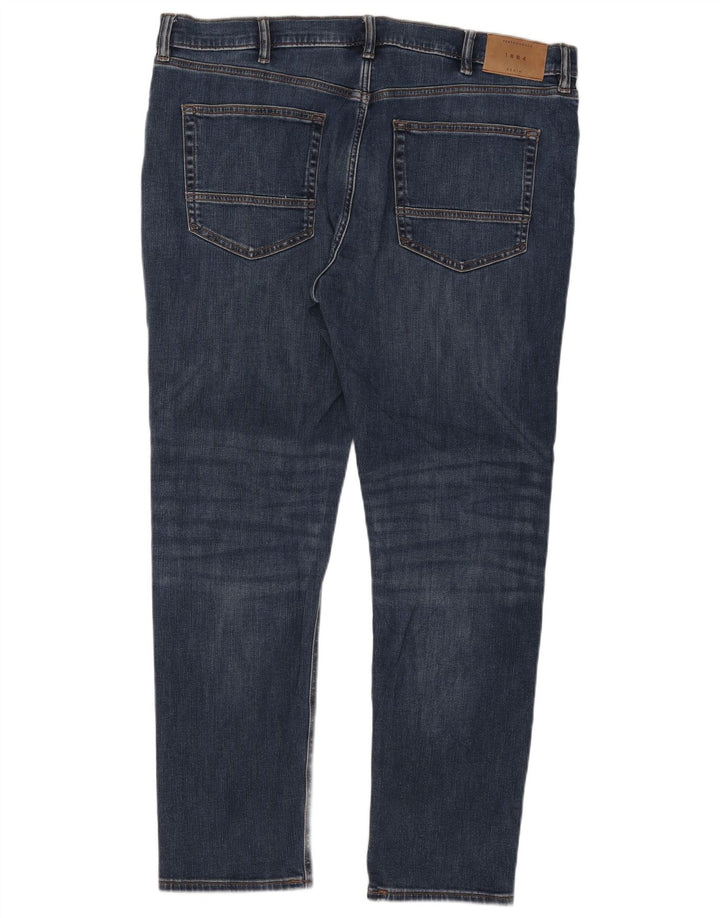 Marks & Spencer Herren Slim Jeans W40 L31 Blaue Baumwolle