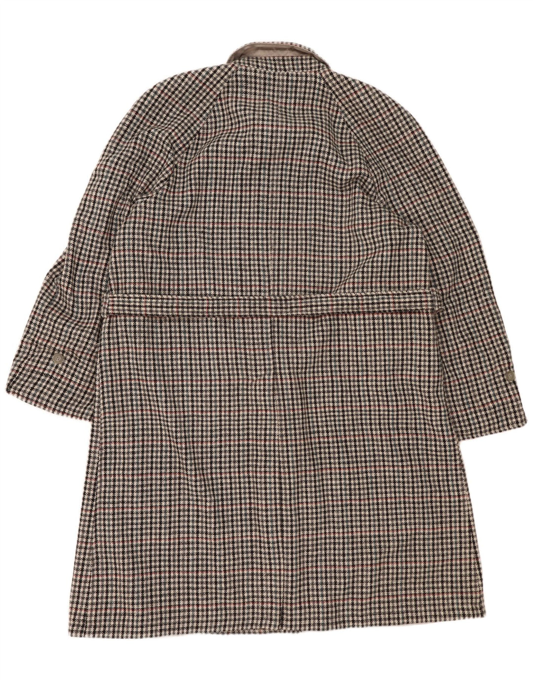 Hamilton Herren Wende-Trenchcoat IT 56 3XL Grau kariertes Polyester