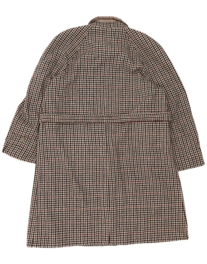 Hamilton Herren Wende-Trenchcoat IT 56 3XL Grau kariertes Polyester
