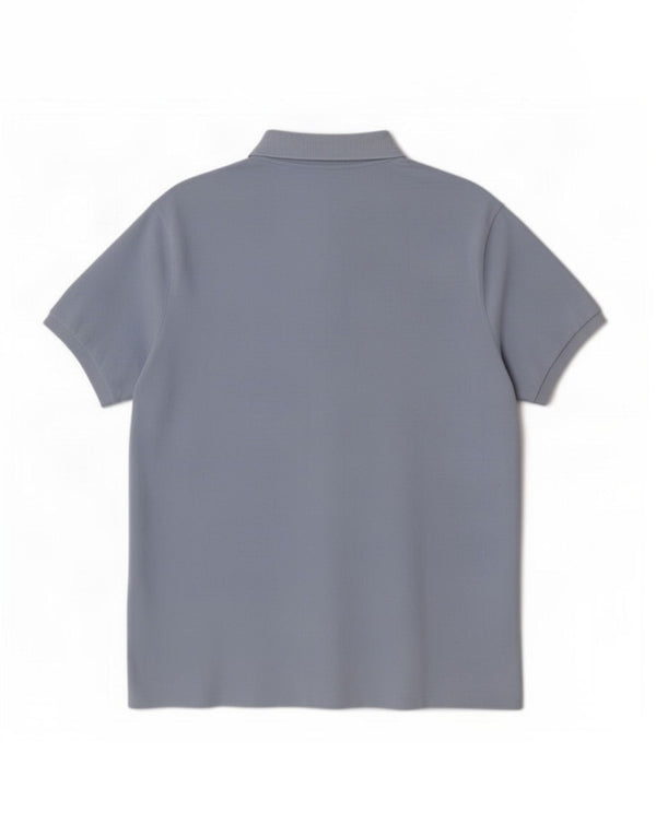 Lacoste Herren-Poloshirt, Größe 6 XL, blaue Baumwolle