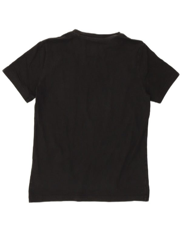 Puma Herren-T-Shirt mit Grafik, Größe S, schwarz, gestreift, Baumwolle