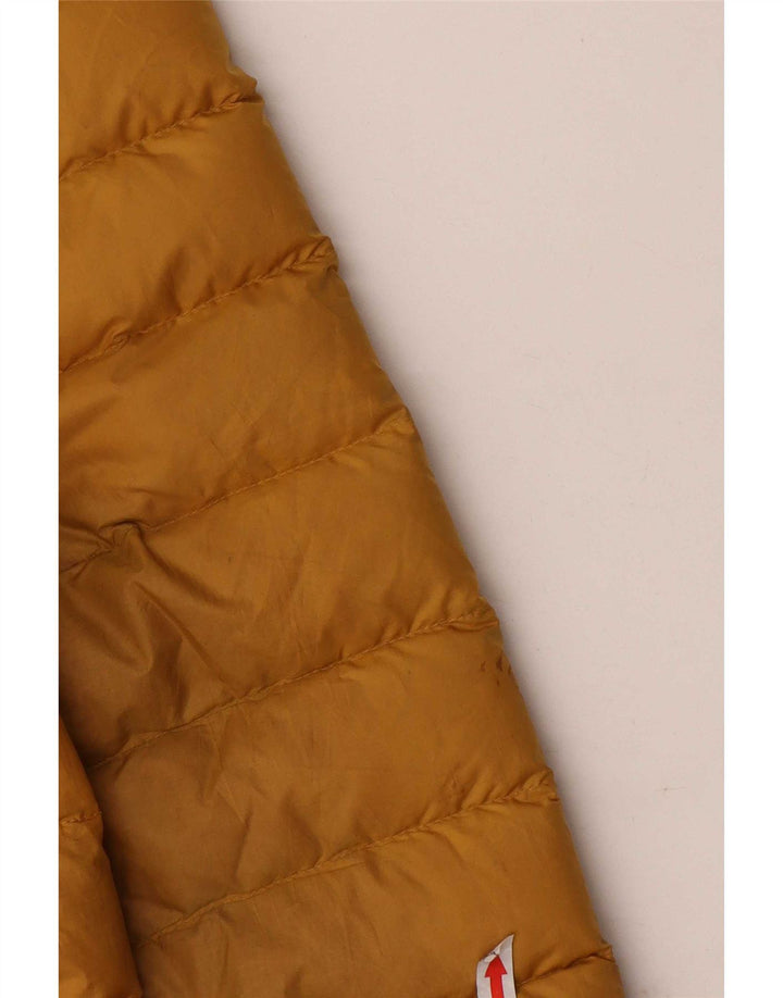 Patagonia Wattierte Herrenjacke mit Kapuze, UK 38, Mittelgelb, Polyester