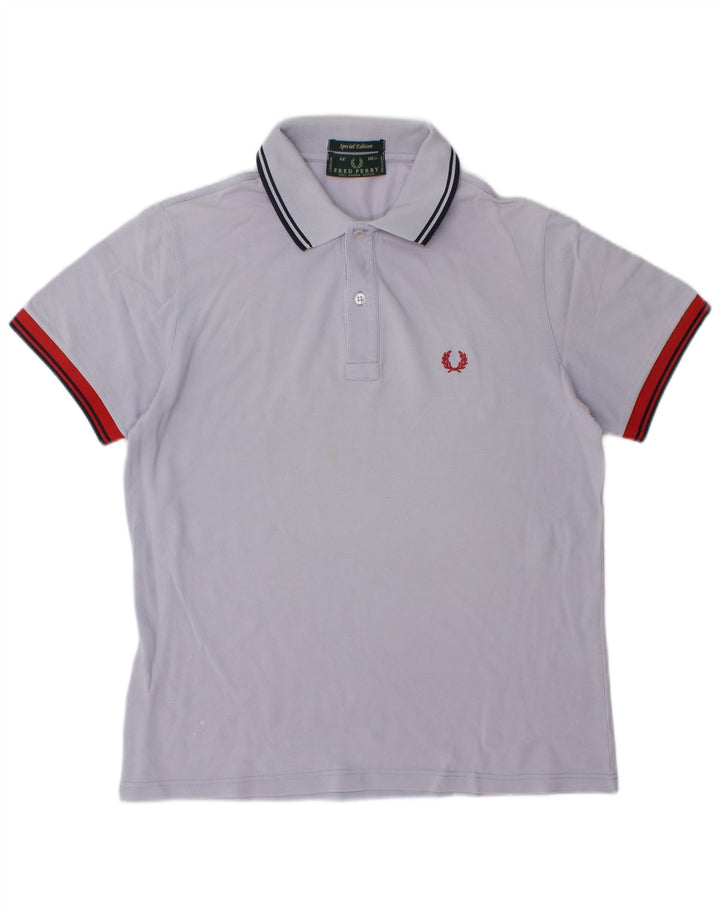Fred Perry Herren-Poloshirt aus mittelvioletter Baumwolle