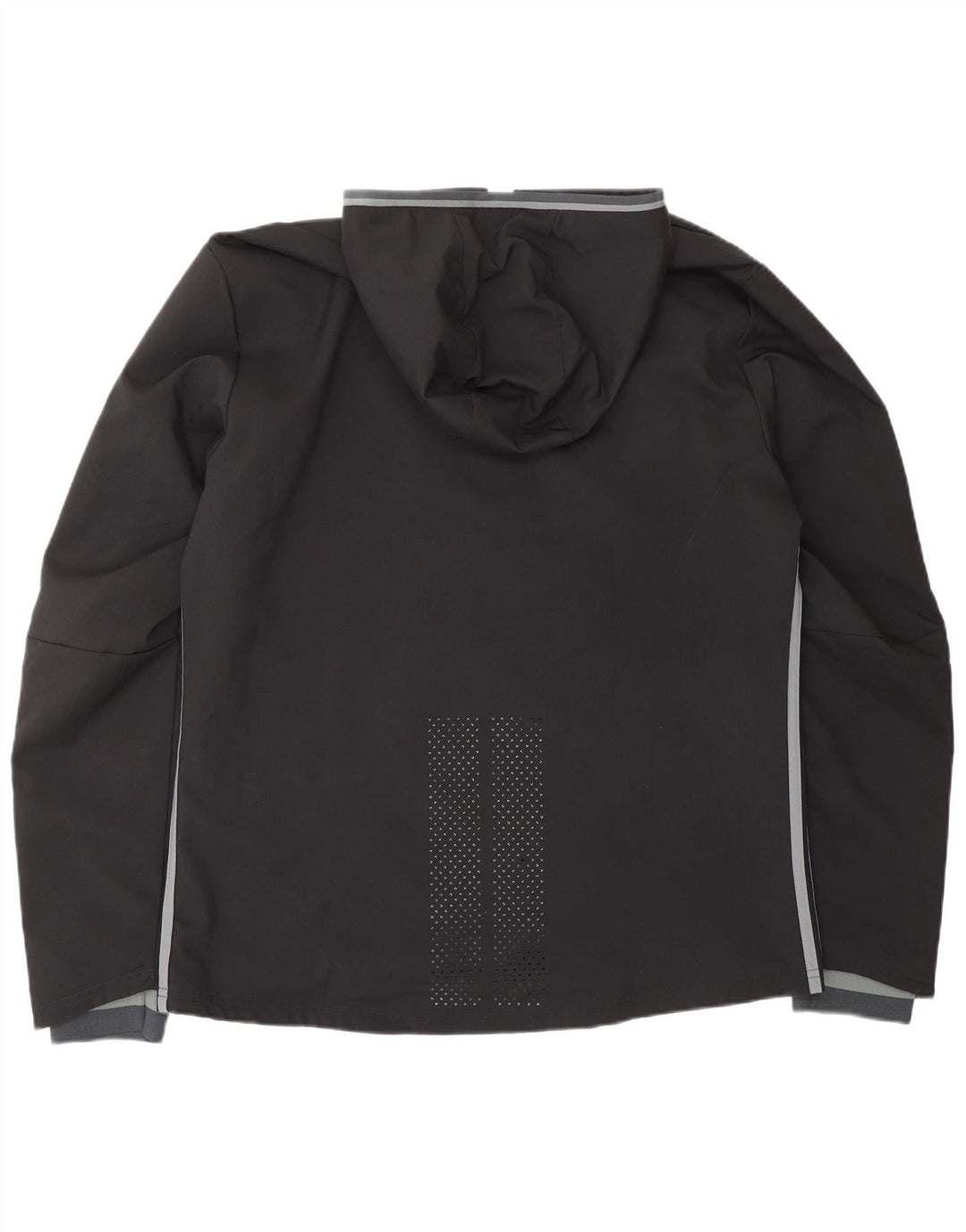 ADIDAS Herren Climacool Kapuzen-Trainingsanzug, Top-Jacke, großes schwarzes Polyester