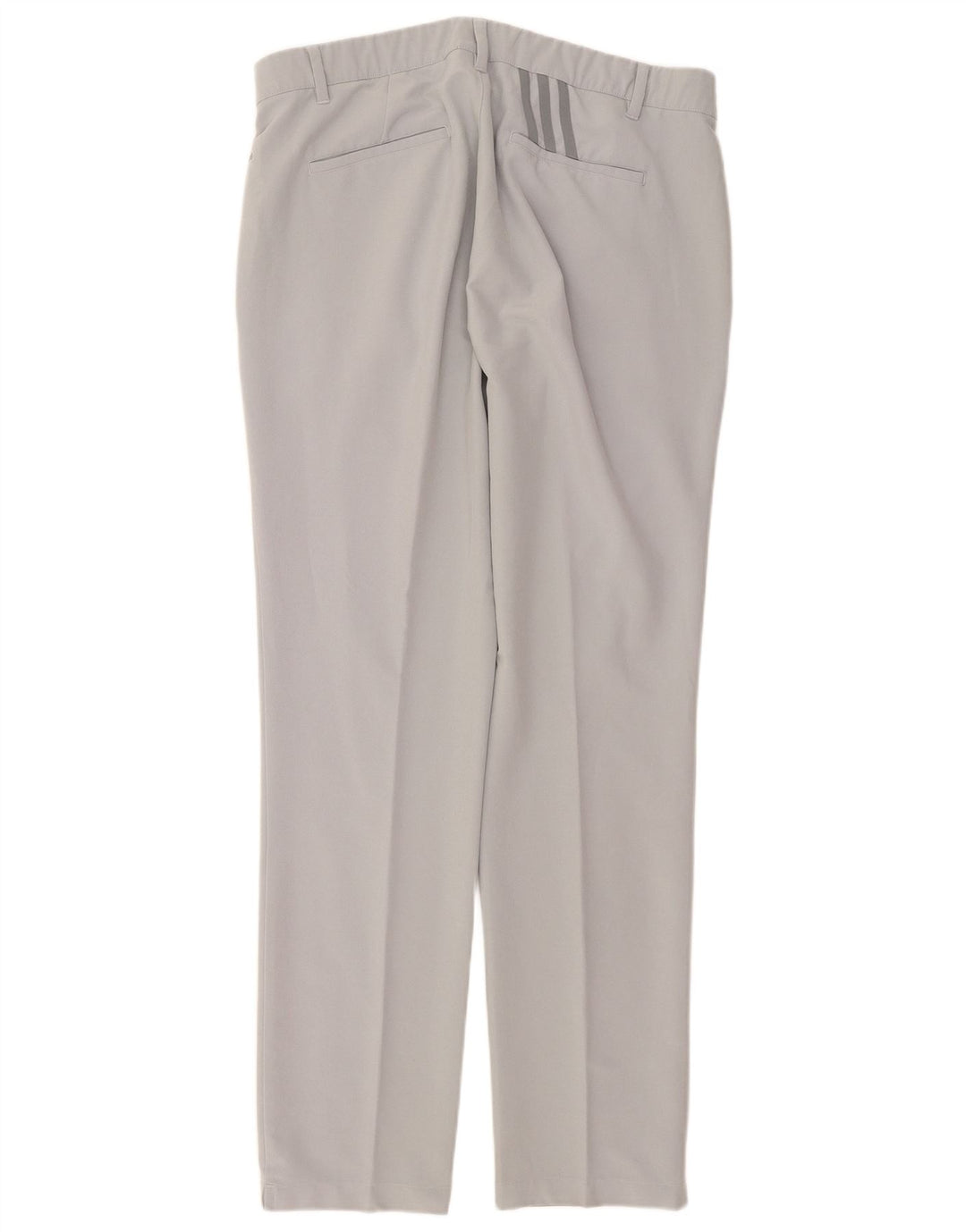 Adidas Herren Straight Chino Hose W36 L34 Grau Polyester