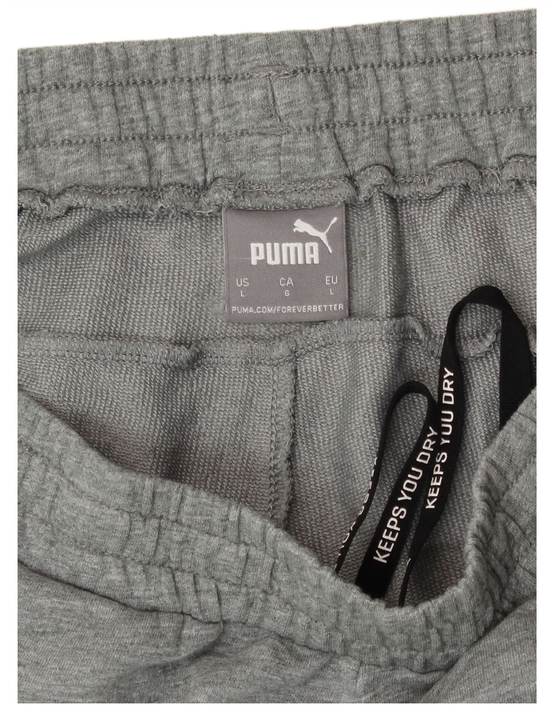 Puma Herren-Sportshorts, groß, graue Colourblock-Baumwolle