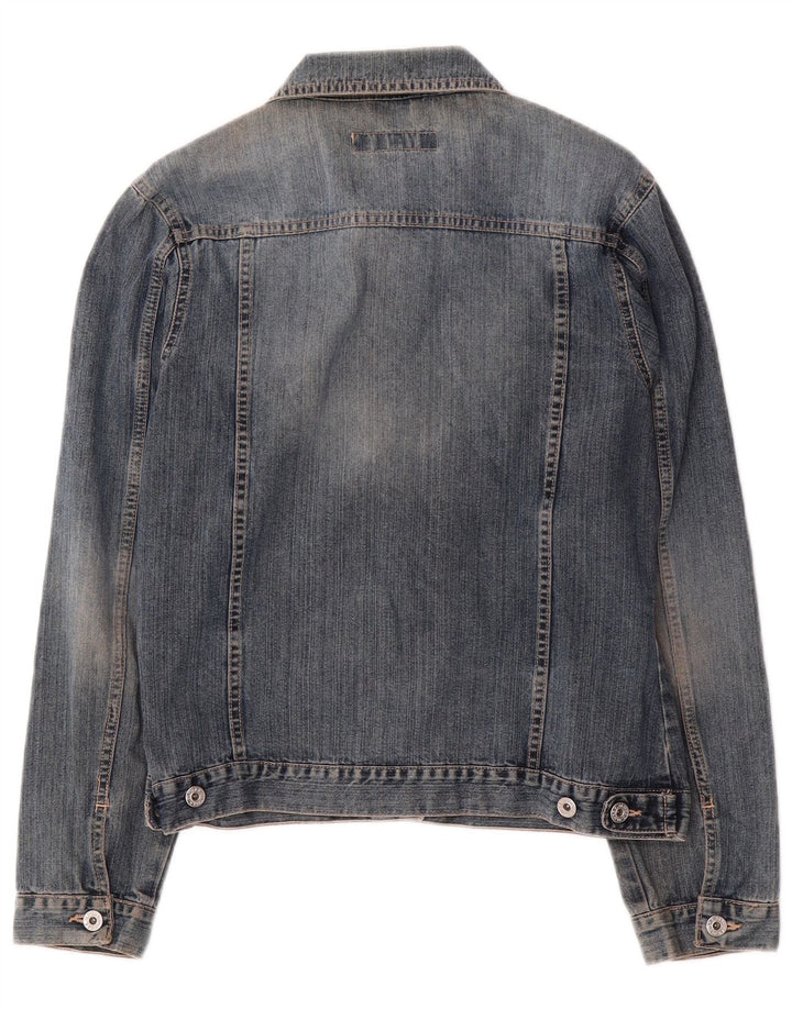 S.OLIVER Womens Denim Jacket UK 14 Large Blue Cotton