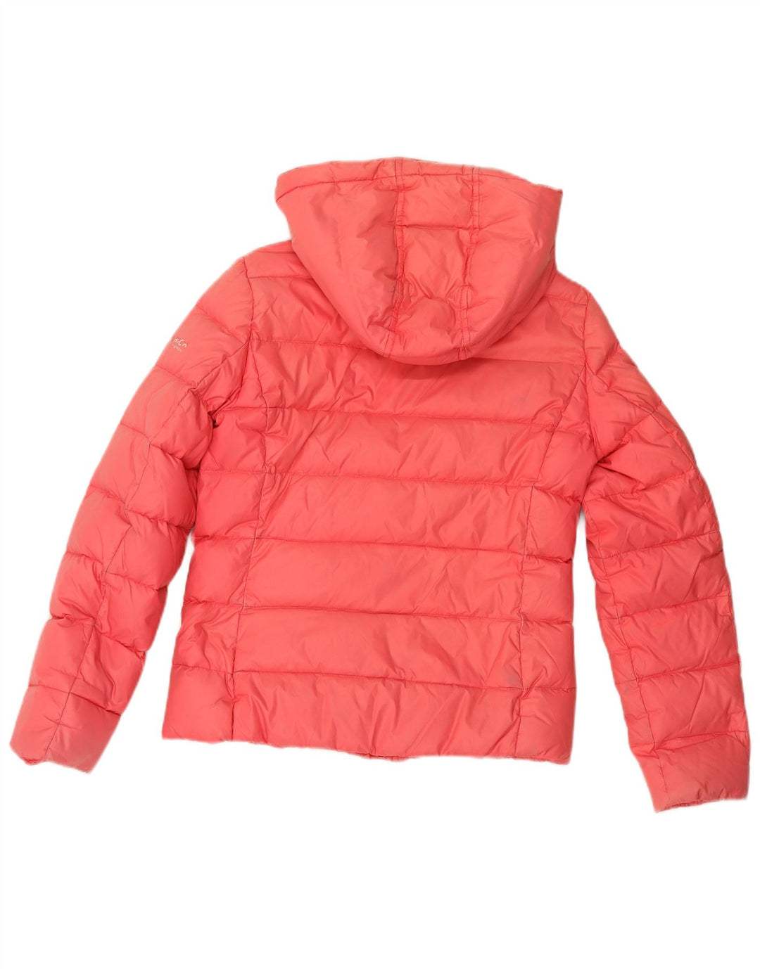 Woolrich Wattierte Damenjacke mit Kapuze, UK 10, Größe S, Rosa, Polyamid