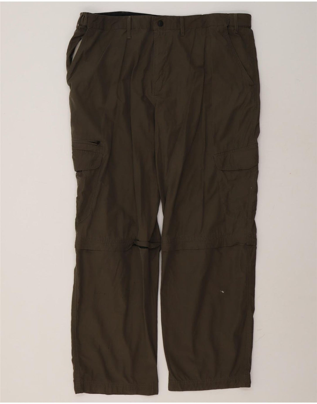 Marks & Spencer Herren Blue Harbour Straight Cargohose W42 L31 Khaki