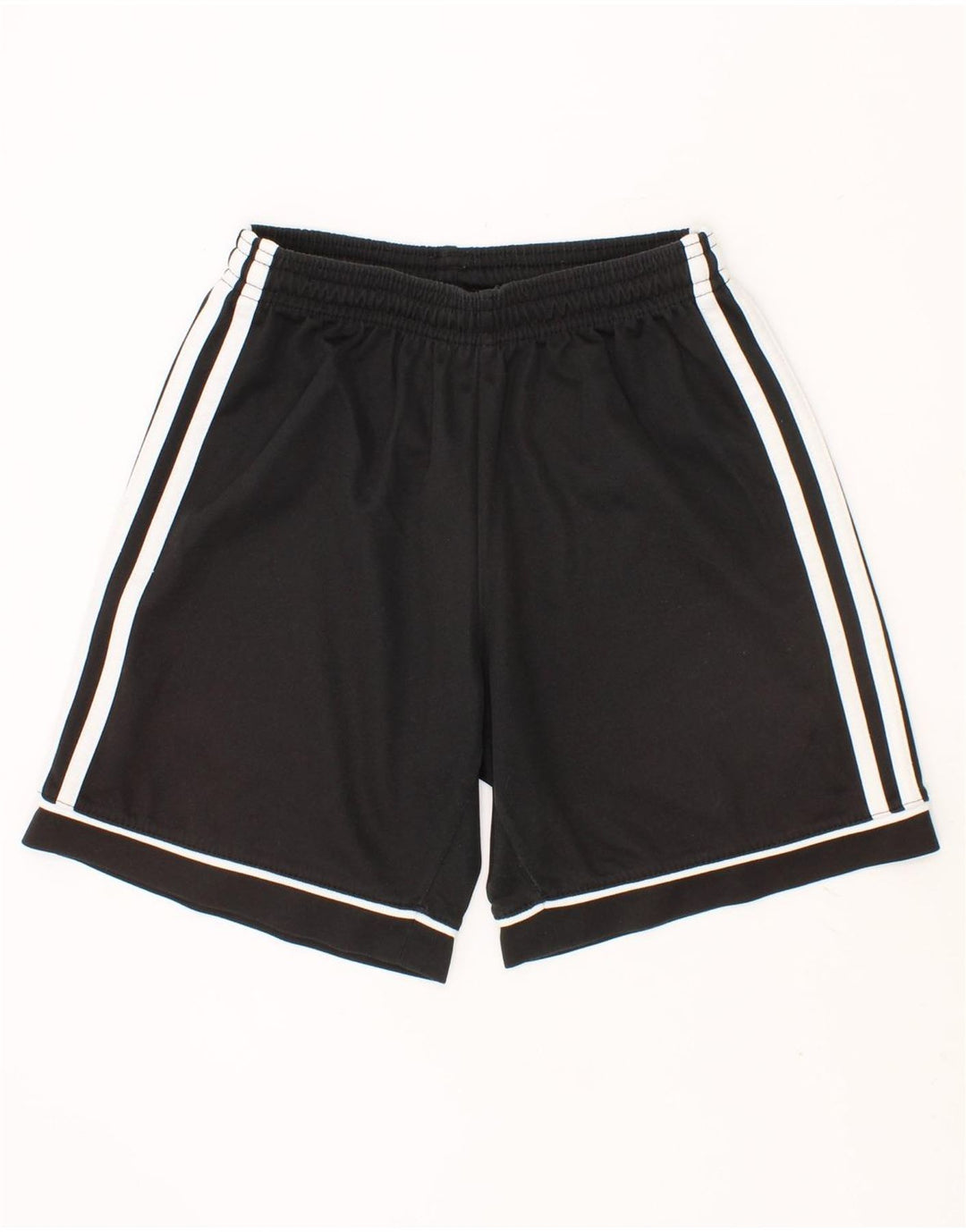 ADIDAS Boys Climalite Sport Shorts 9-10 Years Black Polyester Vintage Adidas and Second-Hand Adidas from Messina Hembry 
