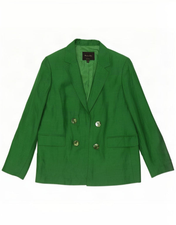 Offene Blazerjacke für Damen von Massimo Dutti, EU 40, Mittelgrün