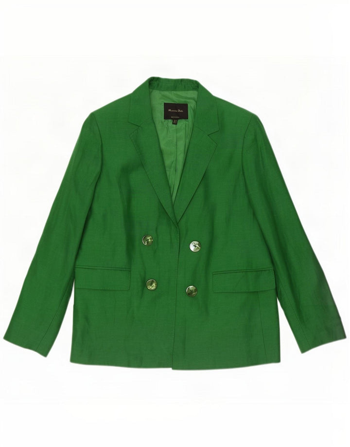 Offene Blazerjacke für Damen von Massimo Dutti, EU 40, Mittelgrün