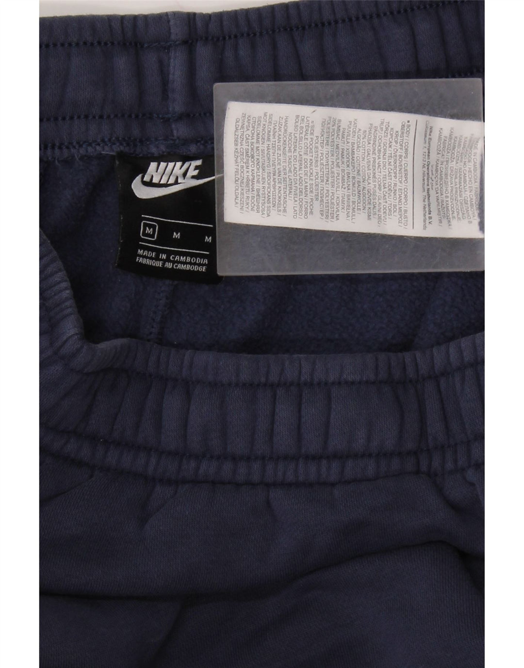 NIKE Herren-Trainingshose, Jogginghose, Baumwolle, mittelblau, Marineblau