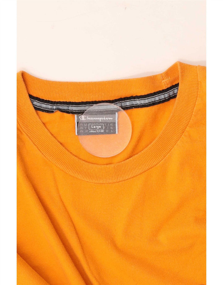 Champion Herren T-Shirt Top Large Orange