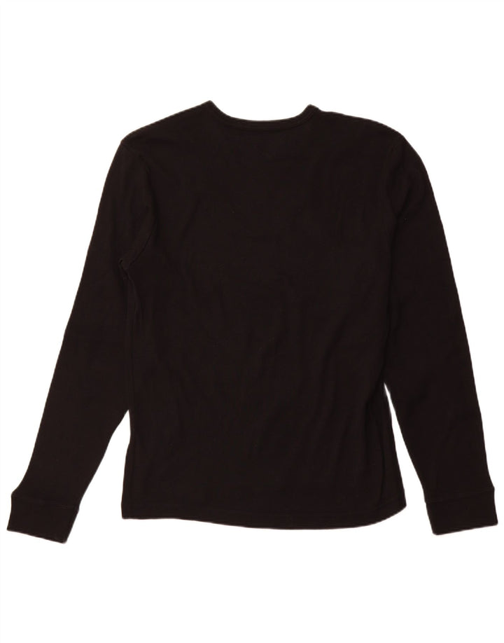 LEE Herren Top Langarm XL Schwarz Baumwolle