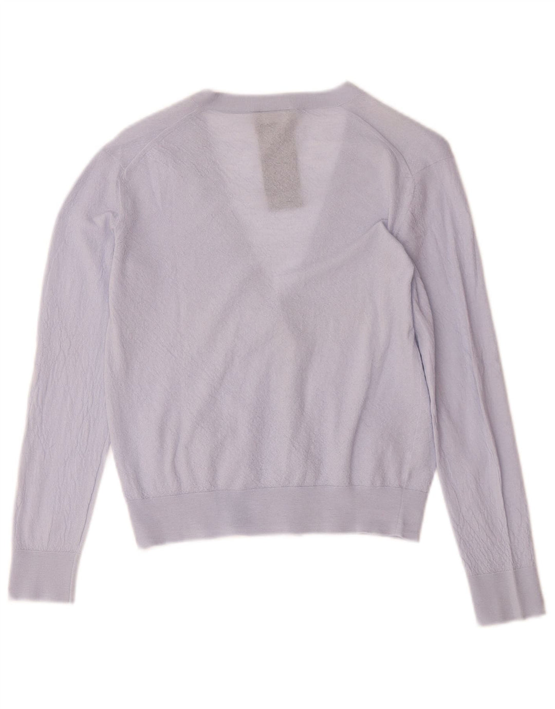 Giorgio Armani Damen Crop Cardigan Pullover IT 42 Mittellila Wolle