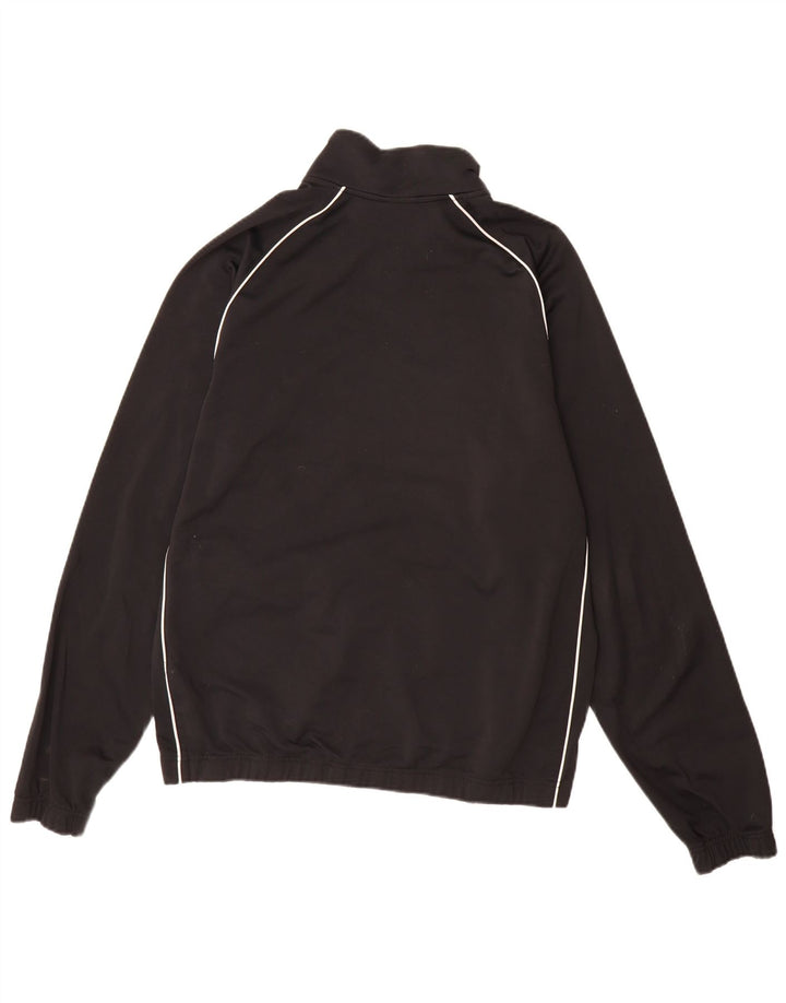 Nike Herren-Trainingsanzug-Oberjacke, Mittelschwarzes Polyester