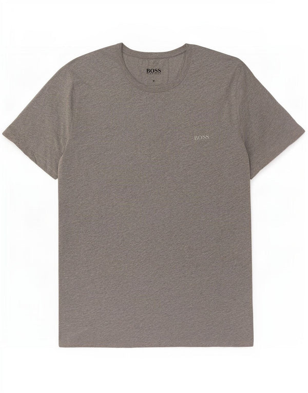 Hugo Boss Herren T-Shirt Top mittelgraue Baumwolle