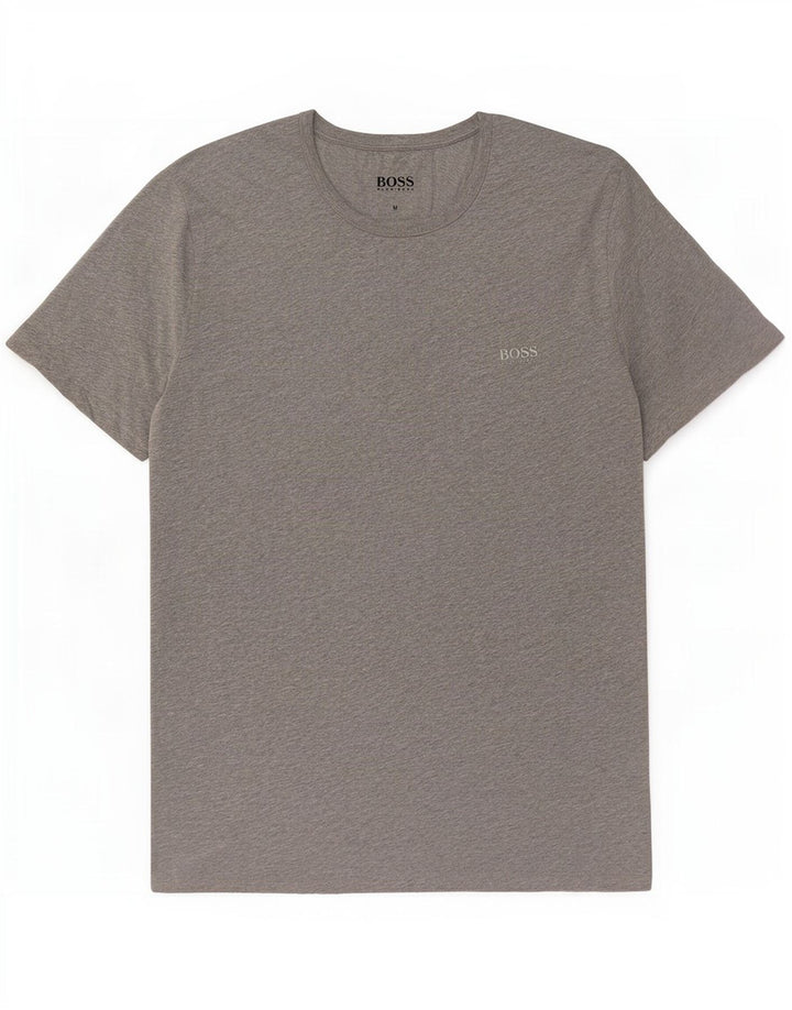 Hugo Boss Herren T-Shirt Top mittelgraue Baumwolle