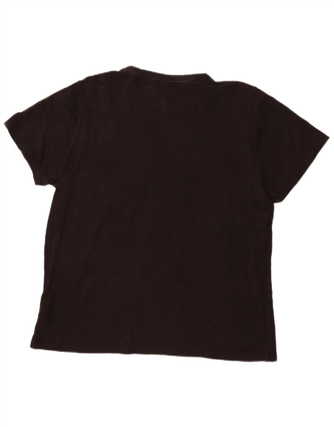 SUPERDRY Herren Grafik-T-Shirt-Oberteil 2XL aus schwarzer Baumwolle