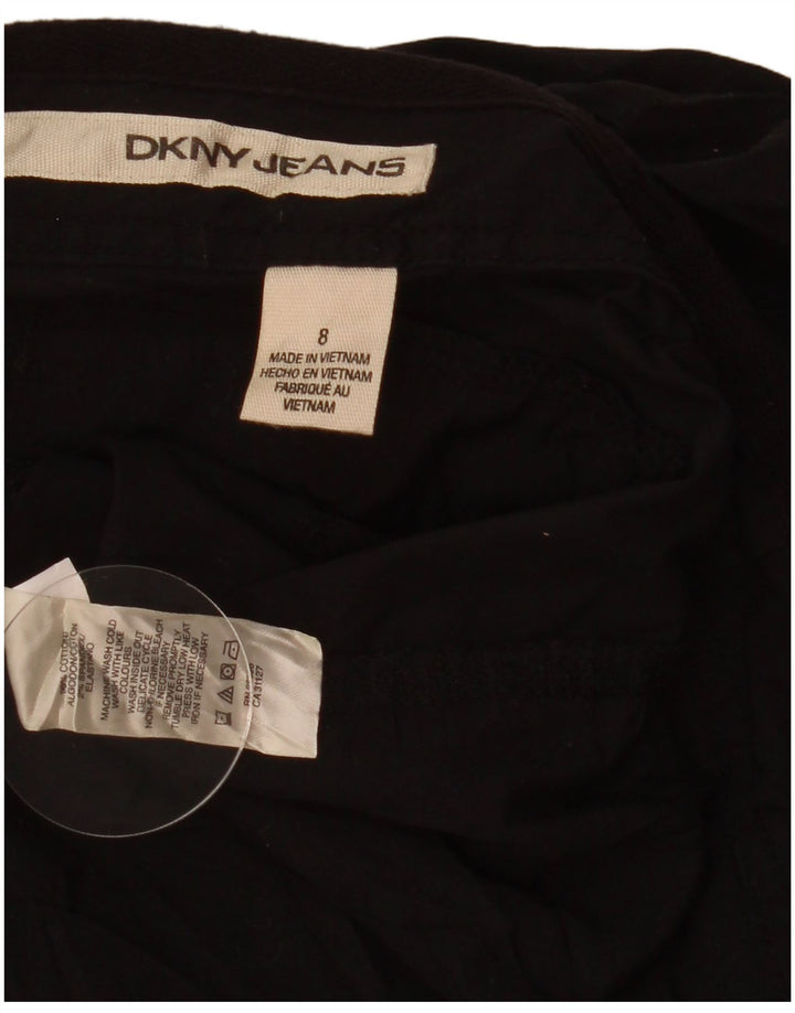 Dkny Damen Cargo-Shorts US 8 Medium W33 Schwarze Baumwolle