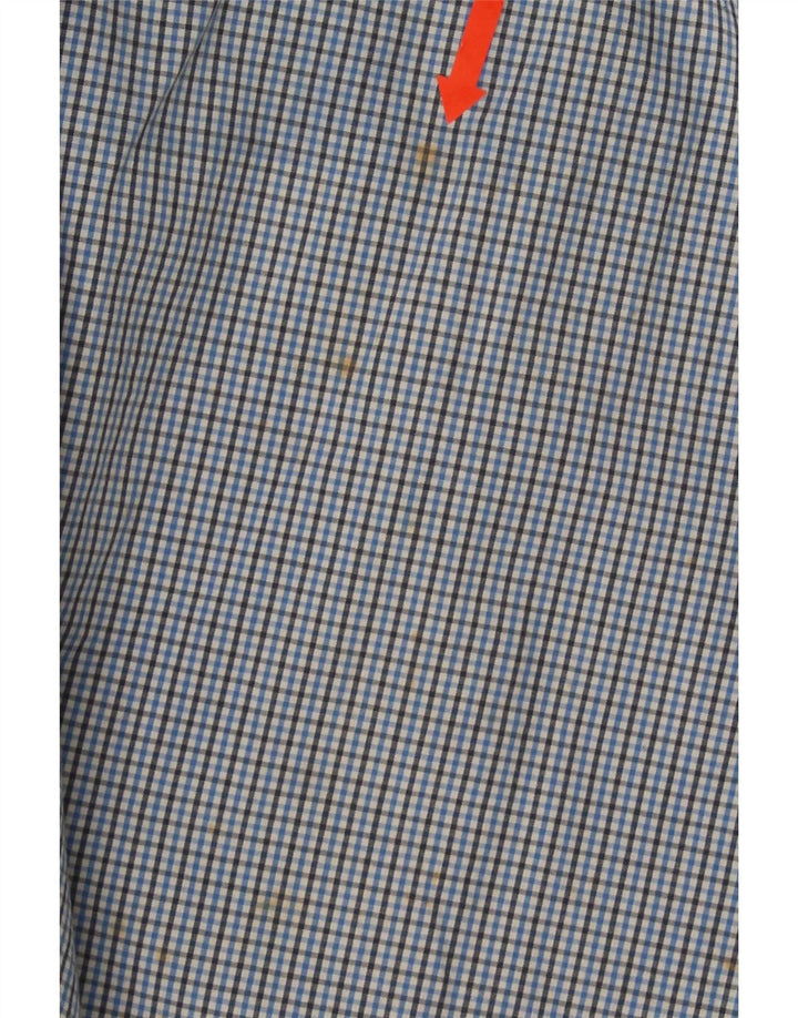 Gap Herrenhemd XL, blau kariert, Baumwolle