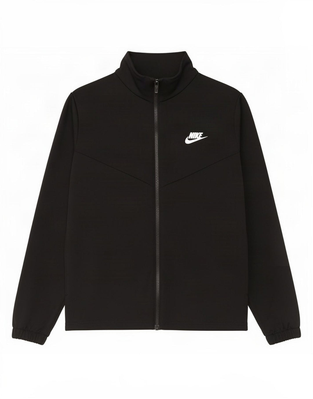 Nike Jungen-Trainingsanzugoberteil mit Grafik, 12–13 Jahre, Größe L, Schwarz, Polyester