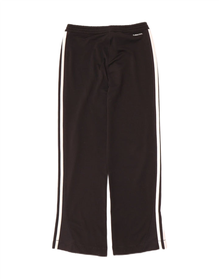 ADIDAS Girls Climacool Tracksuit Trousers 9-10 Years Black Polyester