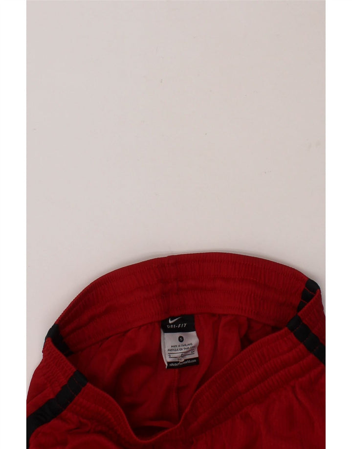 NIKE Boys Dri Fit Sport Shorts 8-9 Years Small Red Polyester Vintage Nike and Second-Hand Nike from Messina Hembry 