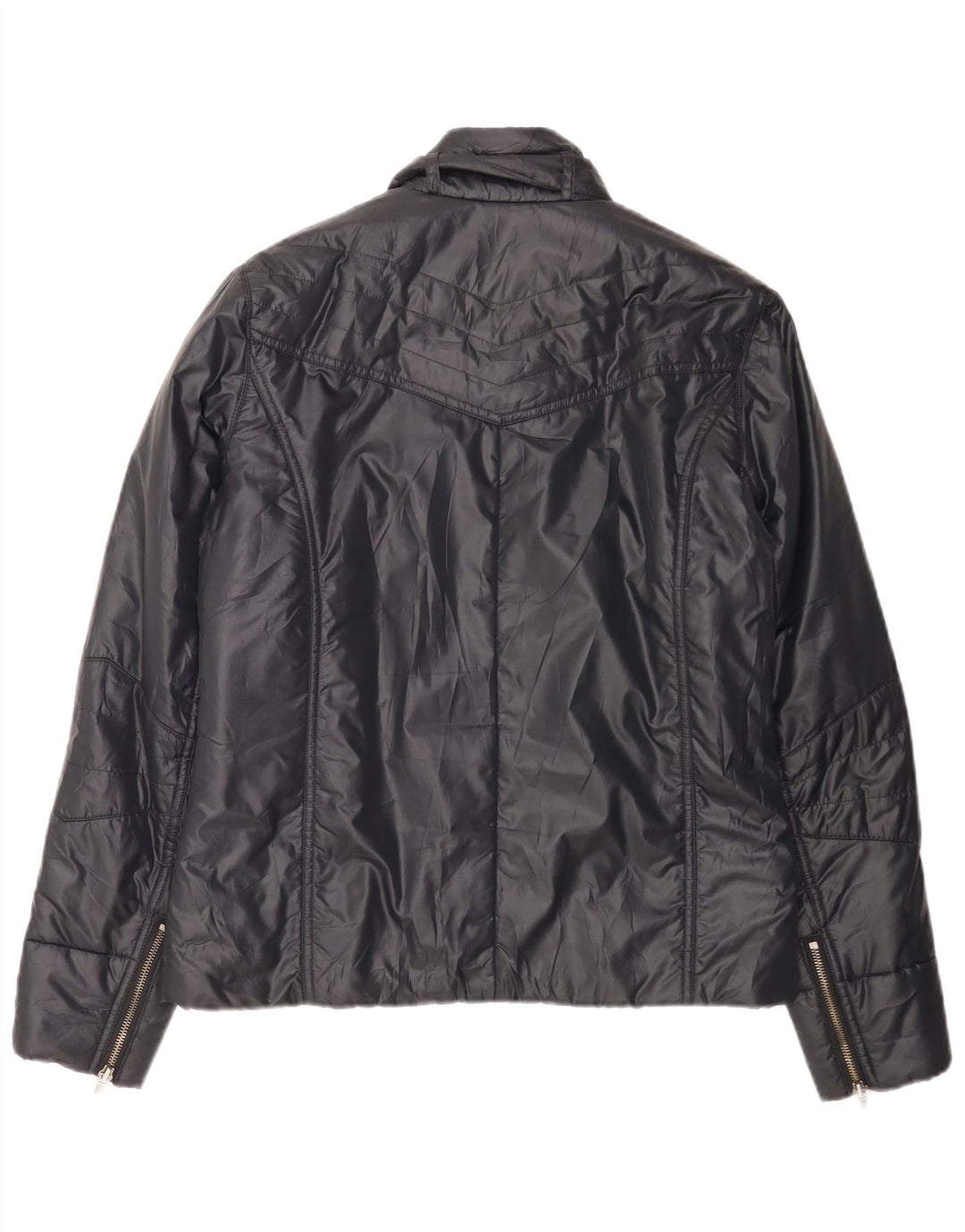 Lee Damen Bomberjacke UK 14 Medium Marineblau Polyester