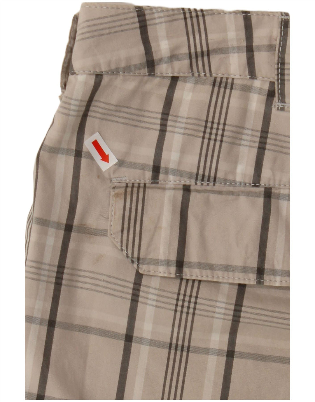 NIKE Herren Cargoshorts W36 Large Beige Check
