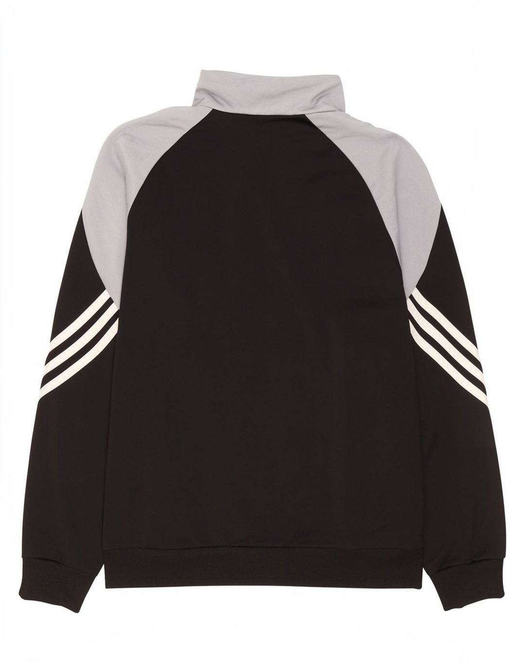 Adidas Jungen-Trainingsanzug, Top-Jacke, 13–14 Jahre, XL, schwarzes Farbblock-Polyester