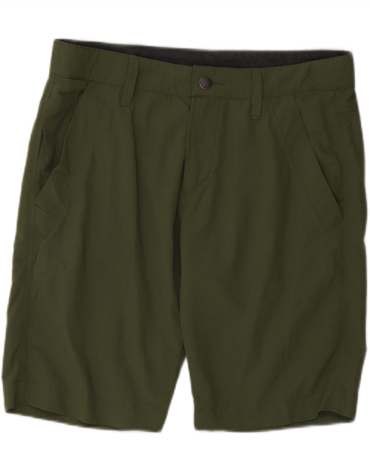 JACK WOLFSKIN Mens Chino Shorts W32 Medium Khaki Polyamide Vintage Jack Wolfskin and Second-Hand Jack Wolfskin from Messina Hembry 
