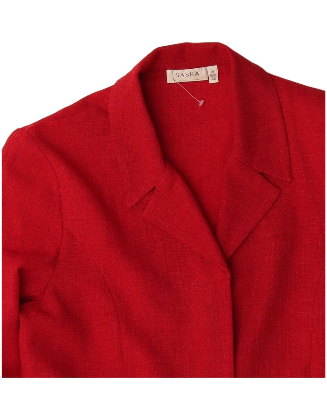 Sasha Damen-Blazerjacke, EU 42, groß, rot, Polyester, klassisch
