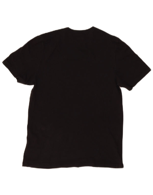 Hugo Boss Herren T-Shirt Top Small Schwarz Baumwolle