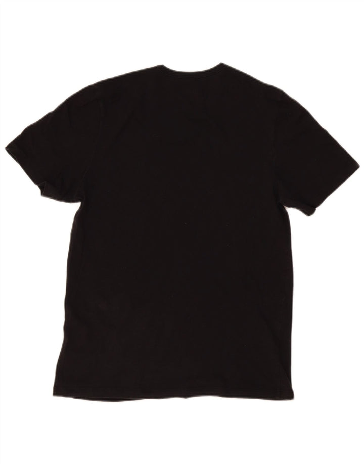 Hugo Boss Herren T-Shirt Top Small Schwarz Baumwolle