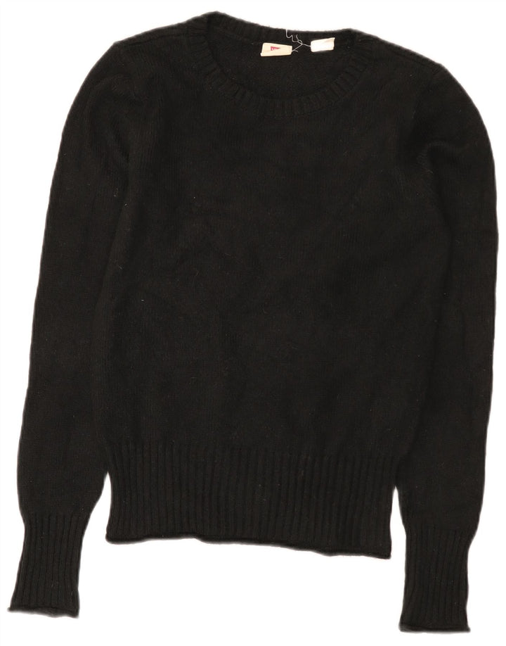 Levi's Damen-Pullover mit U-Boot-Ausschnitt, Gr. 10, Größe S, Schwarz, Polyamid