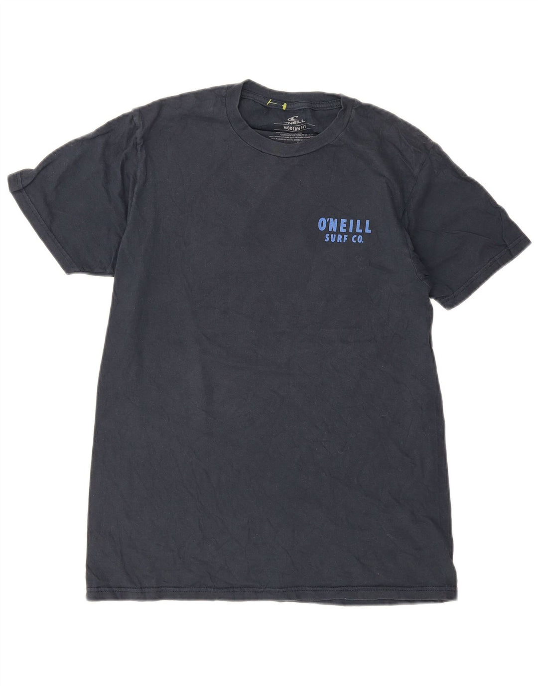 O'NEILL Herren Modern Fit Grafik-T-Shirt-Oberteil aus mittelblauer Baumwolle