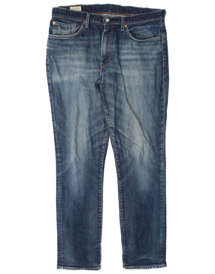 Levi's Herren 511 Slim Jeans W34 L32 Blaue Baumwolle