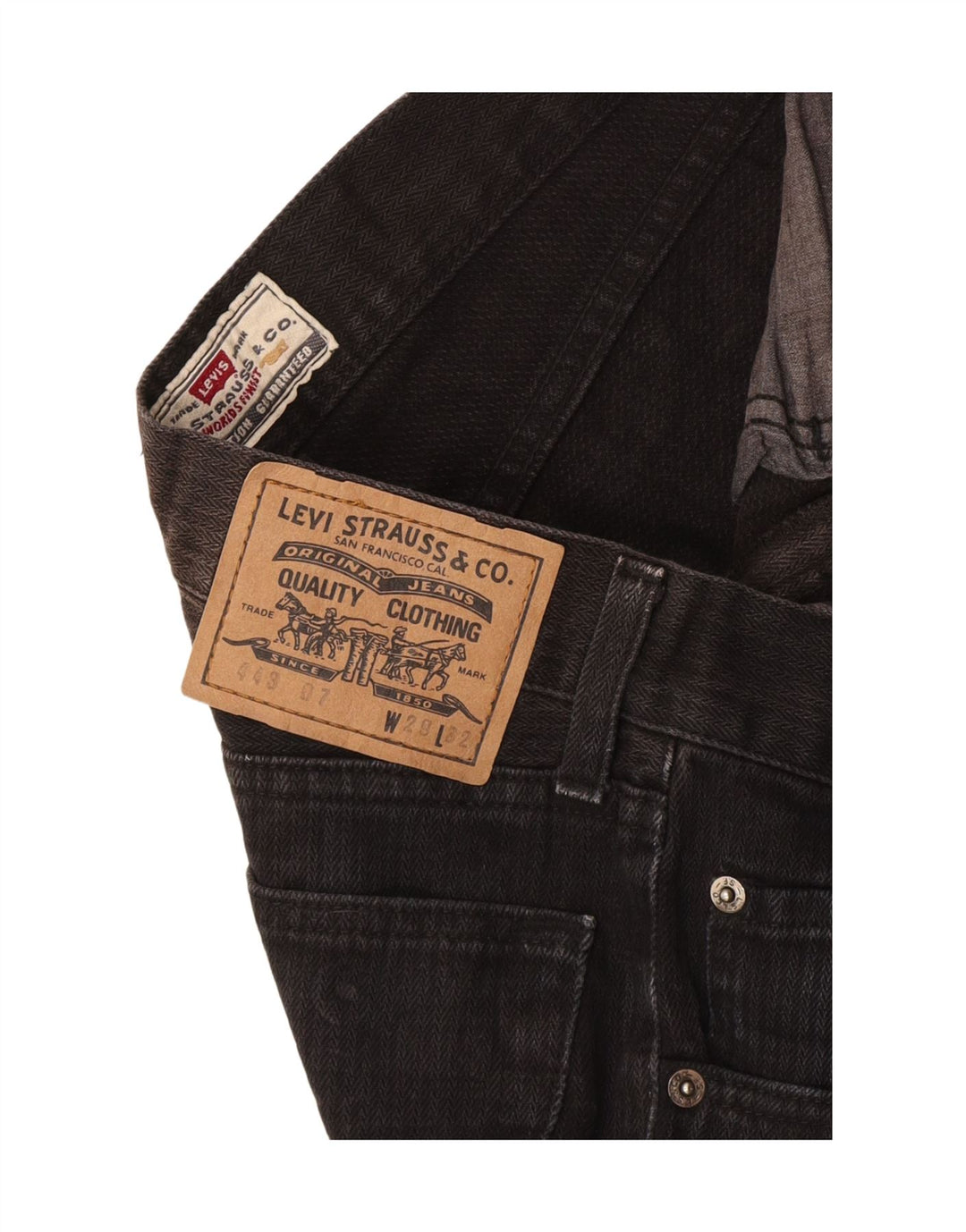 Levi's Herren Tapered Jeans W29 L32 Schwarz