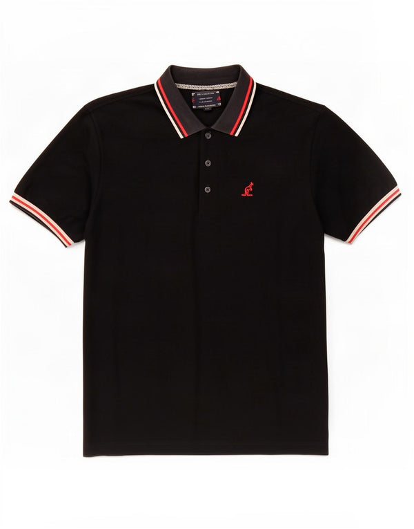 AUSTRALIAN L'ALPINA Herren Poloshirt IT 56 XL Marineblau gestreift