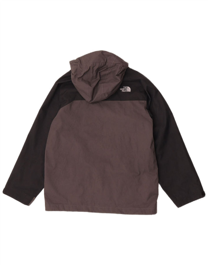 The North Face Jungen-Regenjacke mit Kapuze, 10–11 Jahre, mittelgraues Polyester