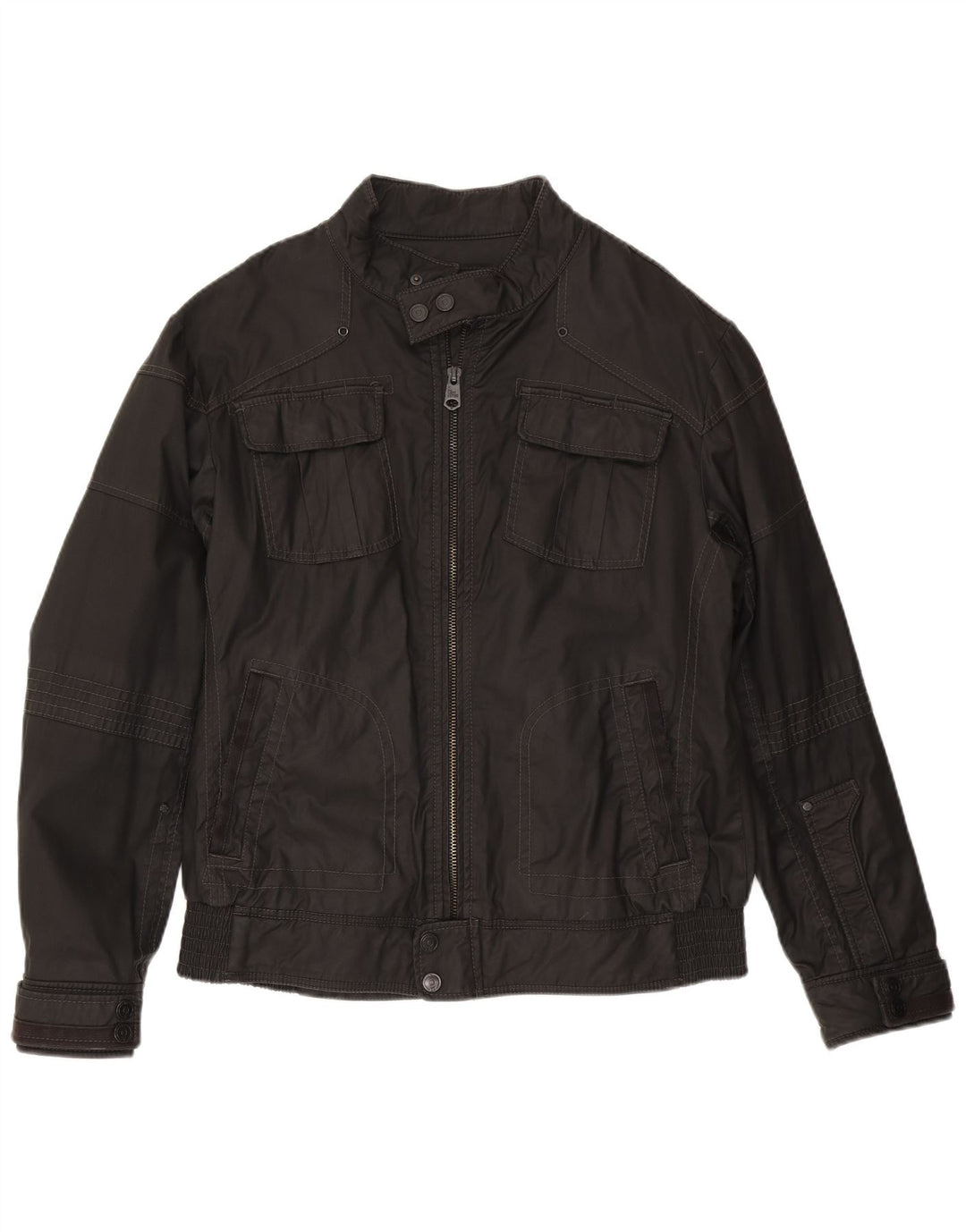 Esprit Herren Utility Jacke UK 40 Large Schwarz