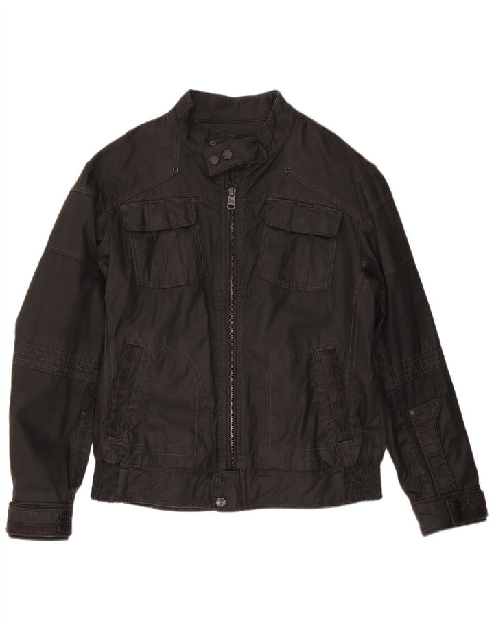 Esprit Herren Utility Jacke UK 40 Large Schwarz