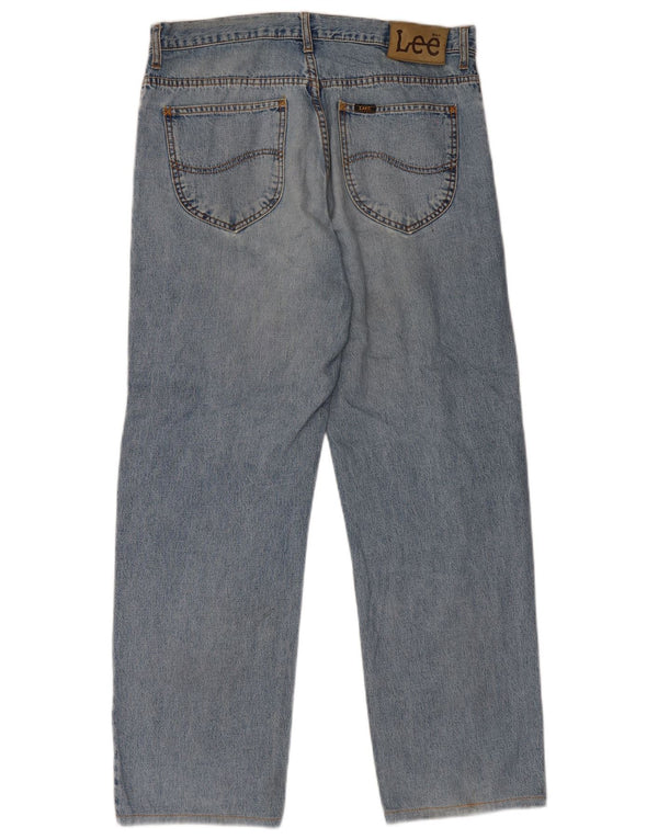 Lee Herren Straight Jeans W34 L30 Blau