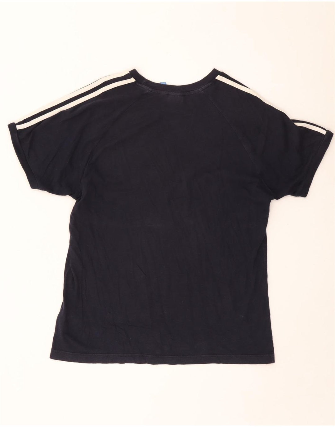 Adidas Herren T-Shirt Top Large Schwarz Baumwolle