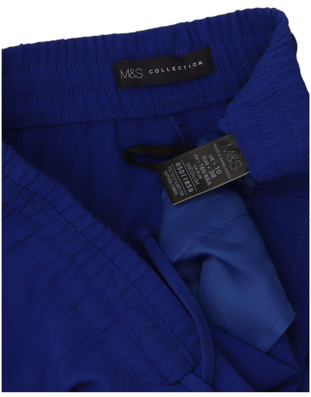 Marks & Spencer Damen-Trainingshose, Größe S, Blau, Polyamid