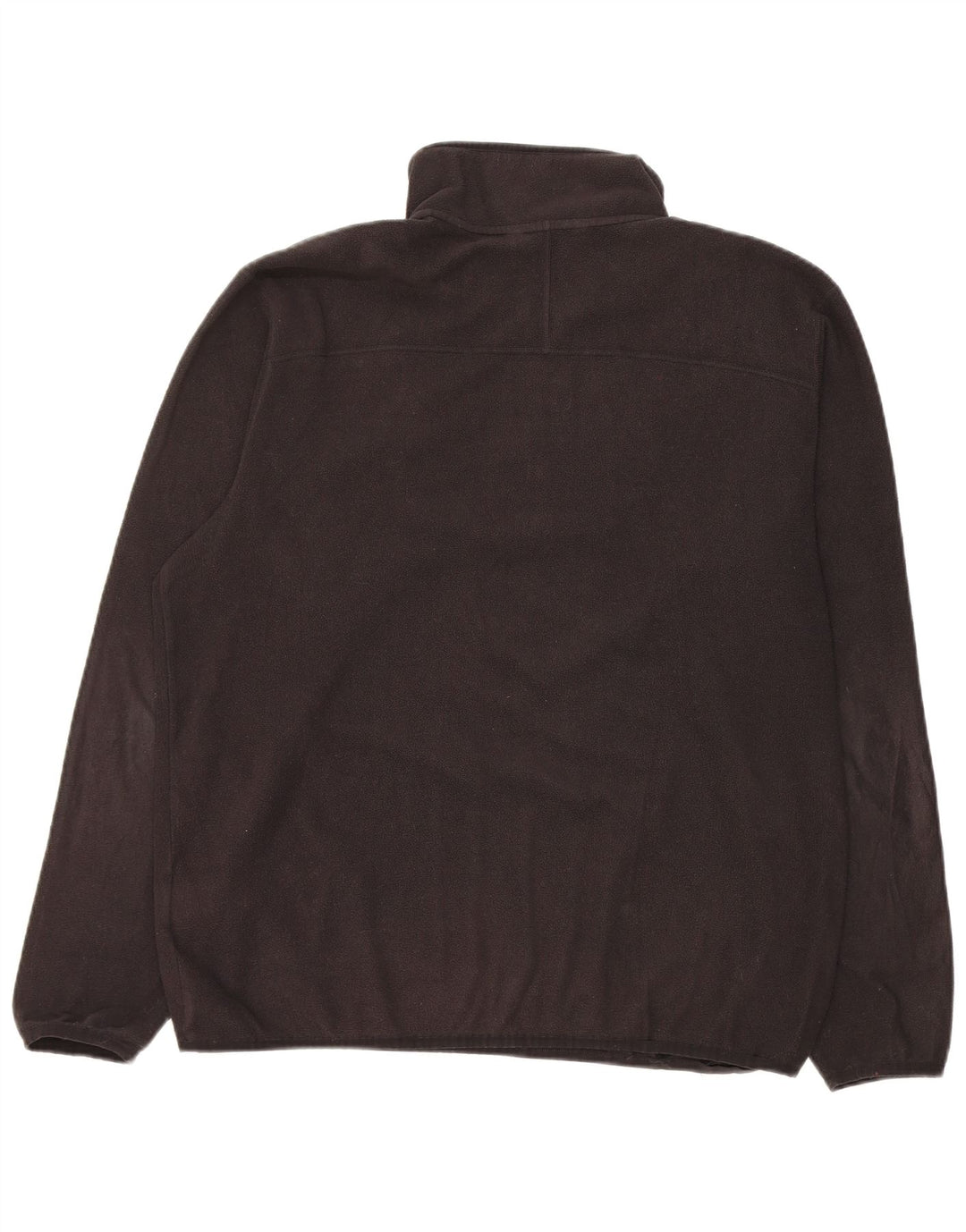 The North Face Herren-Fleecepullover mit Reißverschluss am Hals, groß, aus schwarzem Polyester