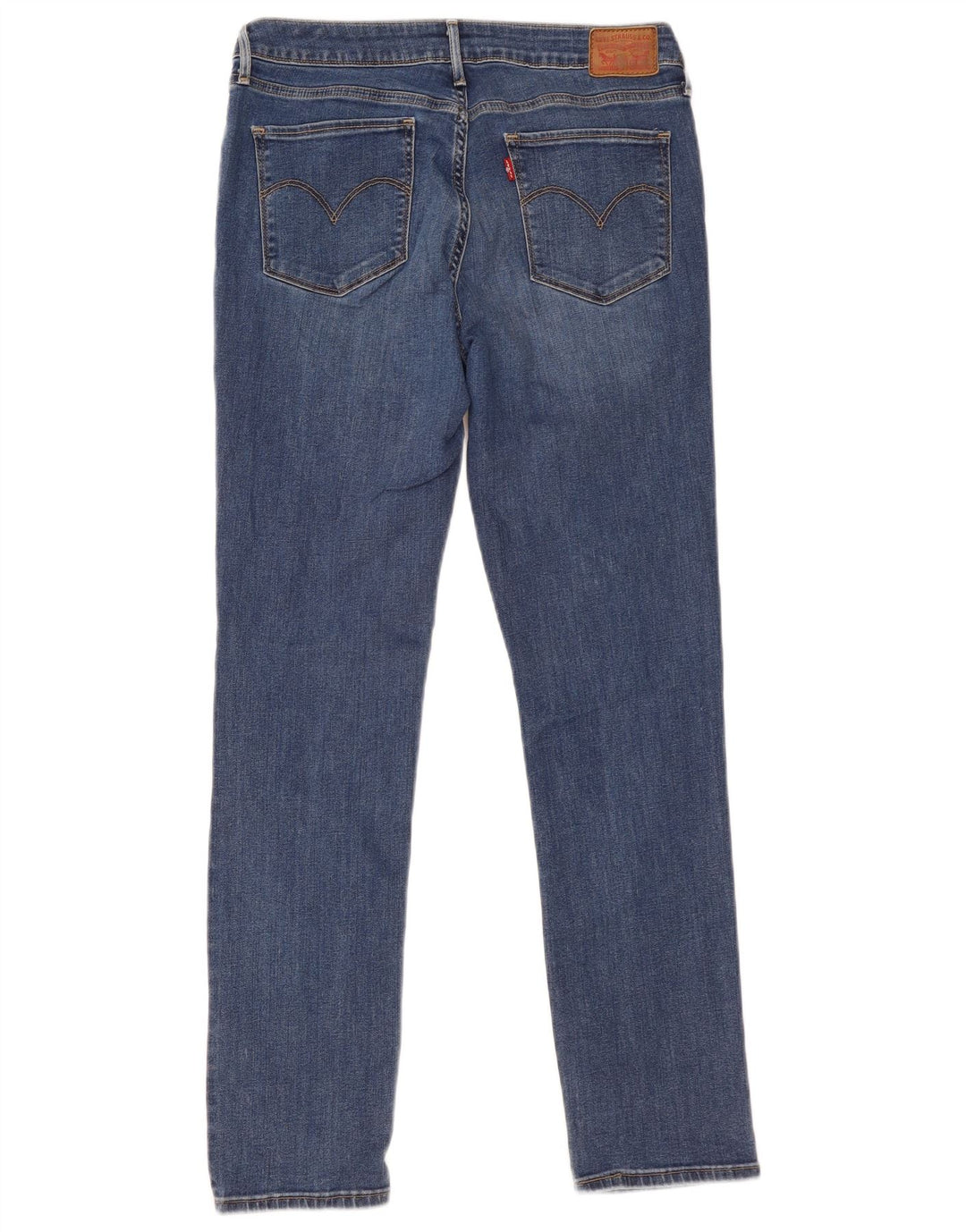 Levi's Damen 711 Slim Jeans W32 L30 Blaue Baumwolle